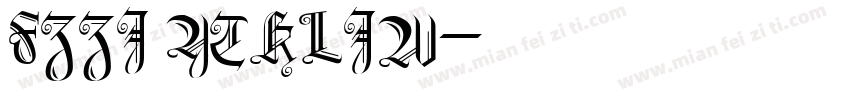FZZJ YTKLJW字体转换